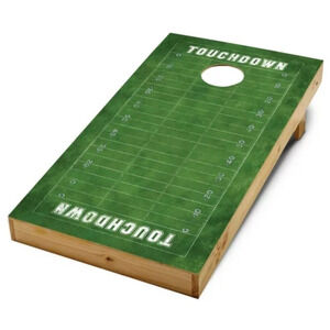Cornhole Decals Skin 2x4 Football Field Rec League Adhesive Backing 🏈2 Wraps🏈
